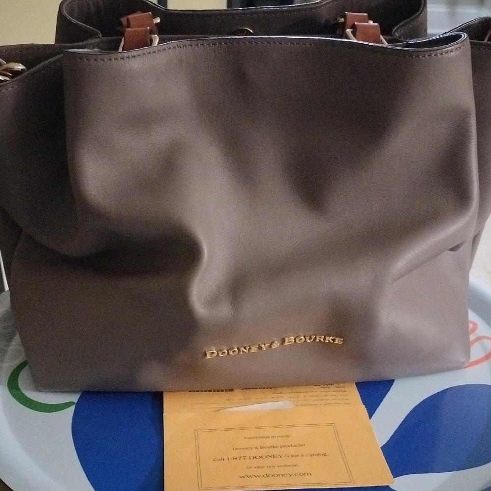 Dooney & Bourke Large Barlow Gray Tote